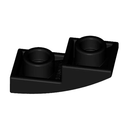 LEGO Slope, Curved 2 x 1 x 2/3 Inverted, Black [24201] 6147050