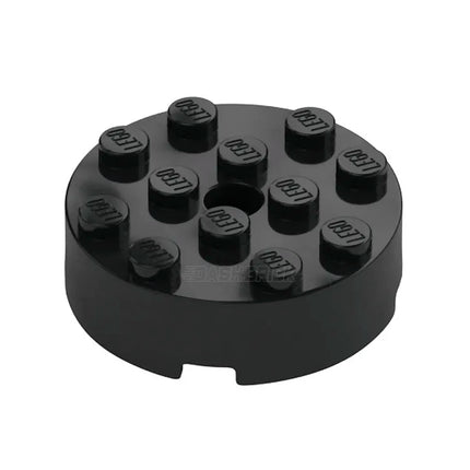 LEGO Brick, Round 4 x 4 with Hole, Black [87081] 4558957