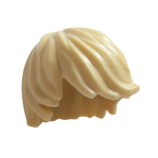 LEGO Minifigure Part - Hair Tousled with Side Part, Tan [87991] 18226 6093519