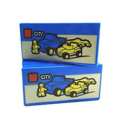LEGO Minifigure Accessory - LEGO® CITY Set Boxes (4 Parts) [3069bpb0387]
