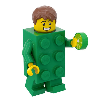 LEGO Minifigure - Green Brick Costume Guy [DASHBRICK EXCLUSIVE] Limited Release