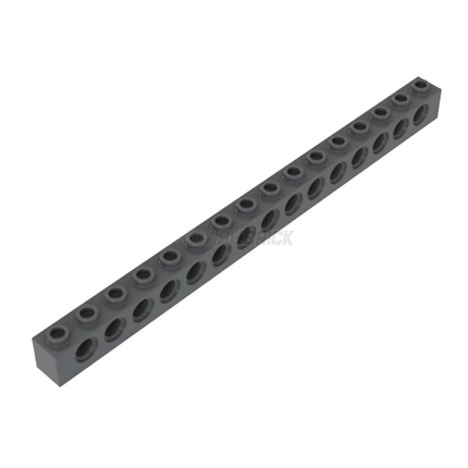 LEGO Technic, Brick 1 x 16 with Holes, Dark Grey [3703] 4256828