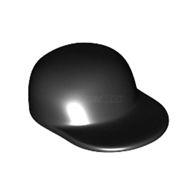 LEGO Minifigure Part - Hat, Headgear Cap - Long Flat Bill, Black [4485] 448526