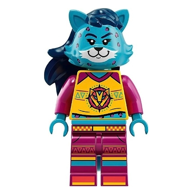 LEGO Minifigure - Leopard Guitarist, Cat [Vidiyo]