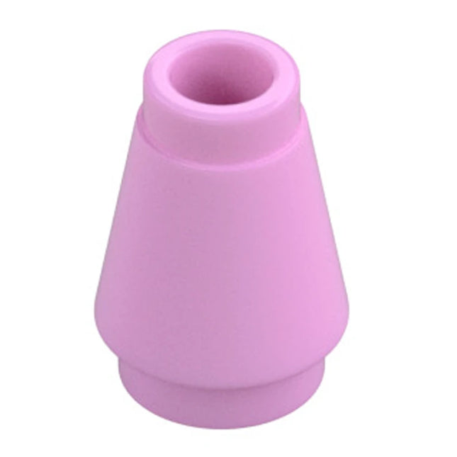 LEGO Cone 1 x 1 with Top Groove, Bright Pink [59900] 4589b 6381793
