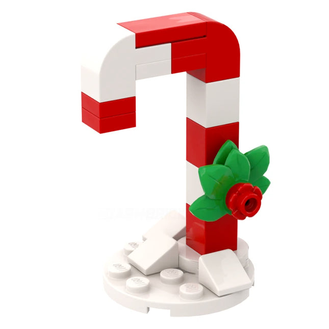 12 Days of Christmas - Candy Cane - Made with Genuine LEGO® [MiniMOC]
