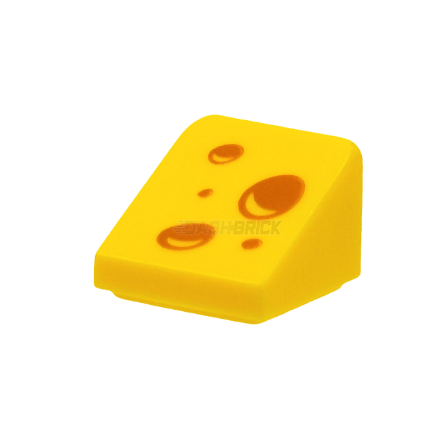 LEGO Minifigure Food - Swiss Cheese Wedge, Slice, Yellow [54200pb103] 6338182