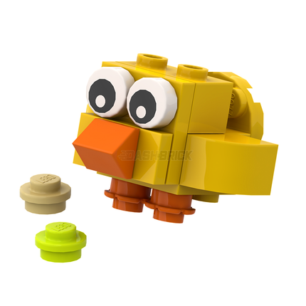 LEGO "Brick Chick" Yellow, Easter Baby Chicken [MiniMOC]