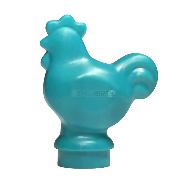 LEGO Minifigure Animal - Chicken, Wide Base, Dark Turquoise [1413] 6441823