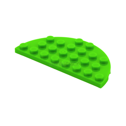 LEGO Plate, Round Half 4 x 8, Bright Green [22888] 6133847