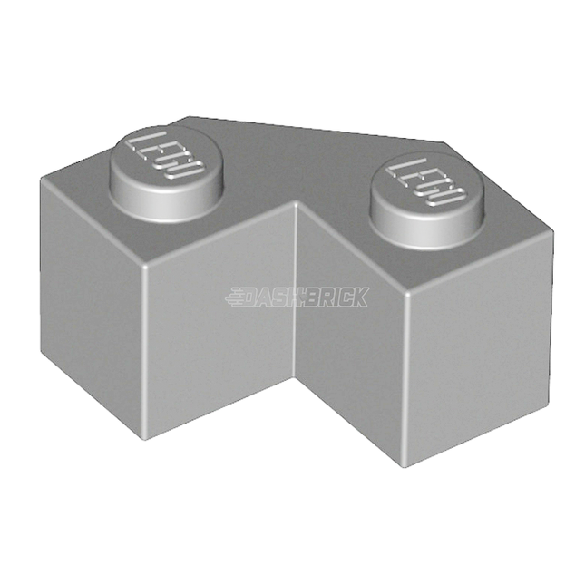 LEGO Brick, Modified Facet 2 x 2, Wedge/Corner, Light Grey [87620] 4651063