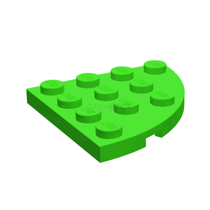 LEGO Plate, Round Corner 4 x 4, Bright Green [30565] 6070506