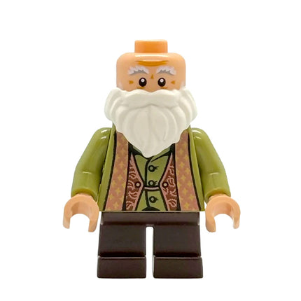 LEGO Minifigure - Professor Filius Flitwick - Olive Green Suit, Dark Brown Short Legs (2025) [HARRY POTTER]