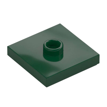 LEGO Plate, Modified 2 x 2, 1 Stud in Center, Dark Green [87580] 6186827
