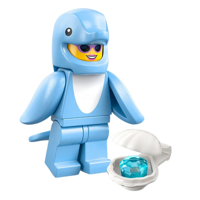 LEGO Collectable Minifigures - Dolphin Costume Fan (9 of 12) [Series 28] Animal Series