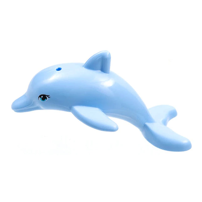 LEGO Minifigure Animal - Dolphin, Jumping, Double Eyelashes, Bright Light Blue [13392pb01] 6379351