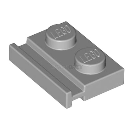 LEGO Plate, Modified 1 x 2 with Door Rail, Light Grey [32028] 4109642