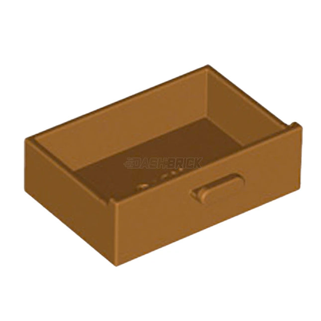 LEGO Container, Cupboard 2 x 3 Drawer, Medium Nougat [4536]