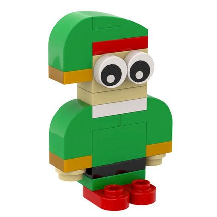 12 Days of Christmas - Elf (2 of 12) Made with Genuine LEGO® [MiniMOC]