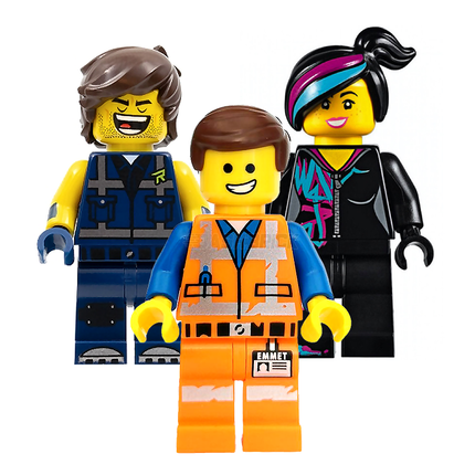 LEGO Minifigures - Emmet, Lucy & Rex Combo The LEGO Movie [COMBO]