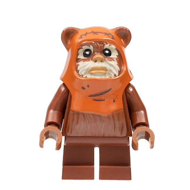 LEGO Minifigure - Wicket (Ewok), Hood with Wrinkles [STAR WARS]