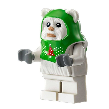 LEGO Minifigure - Ewok - Holiday Outfit [STAR WARS]