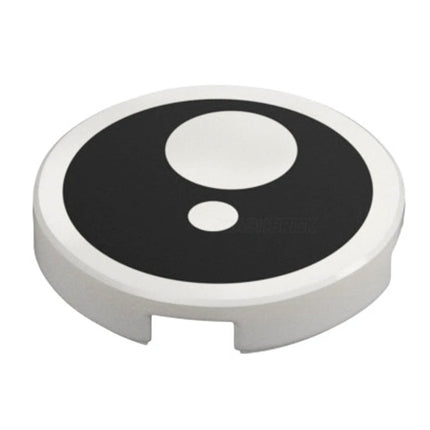 LEGO Tile, Round 2 x 2, Black Eye with Pupil and Circle [14769pb0736] 6522844