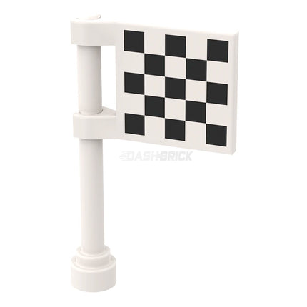LEGO Flag 2 x 2 Square "Checkered/Finisher's Flag" White [2335p03] 4523412