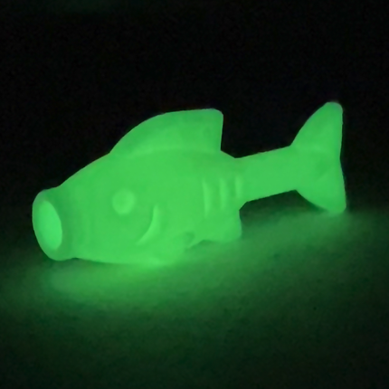 LEGO Minifigure Animal - Fish, White (Glow in the Dark) [64648]