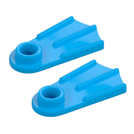 LEGO Minifigure Accessory - Flippers, Footgear, Set of 2, Dark Azure [2599a]