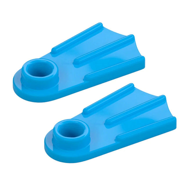 LEGO Minifigure Accessory - Flippers, Footgear, Set of 2, Dark Azure [2599a]