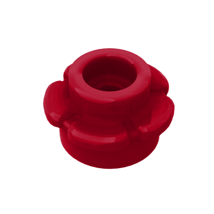 LEGO Plate, Round 1 x 1 with Flower Edge (5 Petals), Dark Red [24866] 6458394