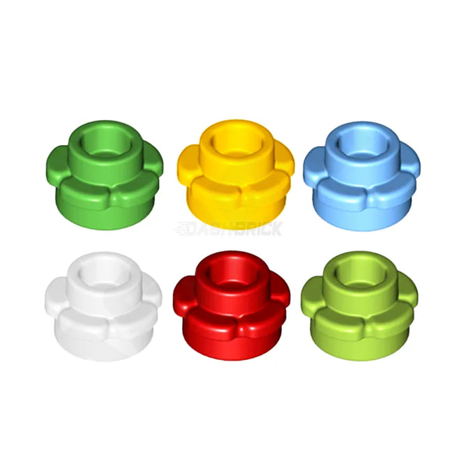 LEGO Flower Sets, Round 1 x 1 with Flower Edge (5 Petals) [24866] COMBO PACK