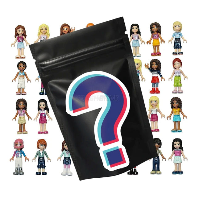 Dashbrick Random Blind Bag - Friends Theme (Minidoll) LEGO® Minifigure™, Girls/Boys + Accessory