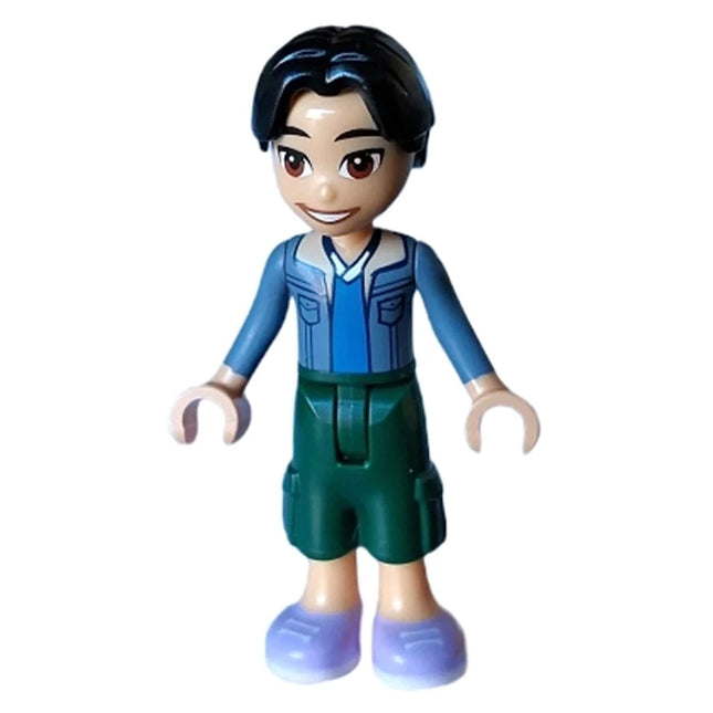LEGO Minifigure - Friends Niko - Sand Blue Jacket, Dark Green Cropped Trousers (2023) [FRIENDS]