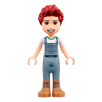LEGO Minifigure - Friends Daniel - Boots, Overalls, White Top [FRIENDS]