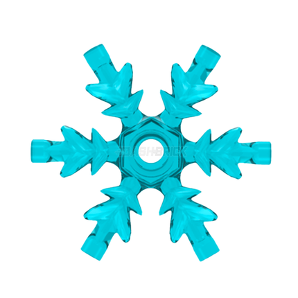 LEGO Rock 4 x 4 Crystal, Ice Snowflake, Trans-Light Blue [42409/x789] 6278421