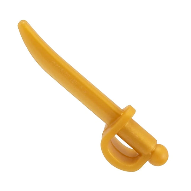 LEGO Minifigure Weapon - Pirate Sword, Cutlass/Saber, Pearl Gold [1624] 6500289