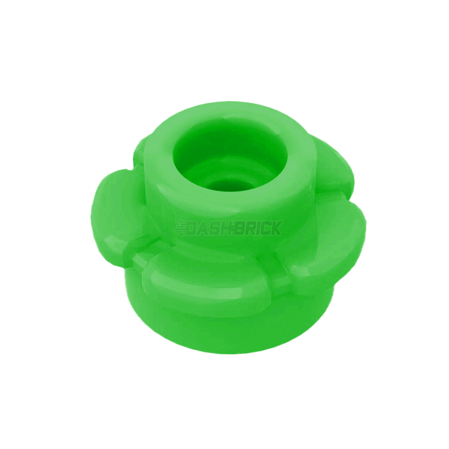 LEGO Plate, Round 1 x 1 with Flower Edge (5 Petals), Green [24866] 6135287