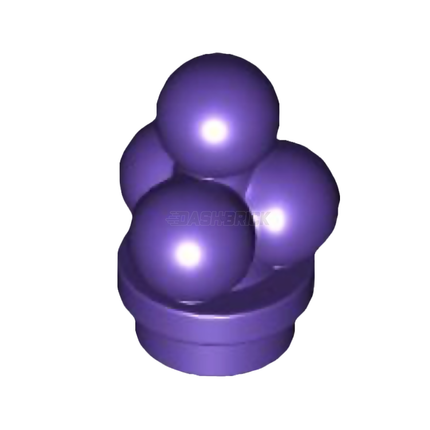 LEGO Minifigure Food - Ice Cream Scoops/Grapes, Dark Purple [6254]