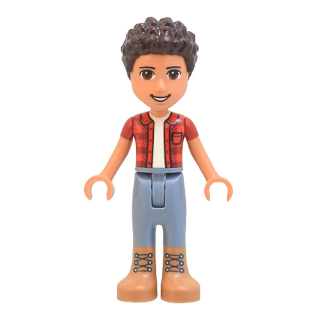 LEGO Minifigure - Friends River - Red Checkered Shirt with White Undershirt (2022) [FRIENDS]