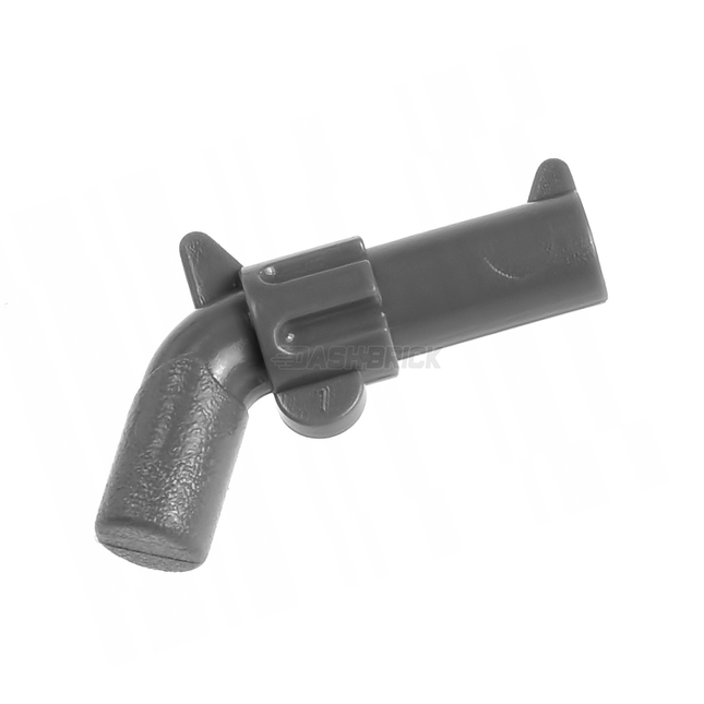 LEGO Minifigure Accessory - Weapon Gun, Pistol Revolver - Large Barrel [30132]