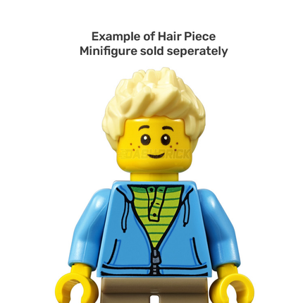 LEGO Minifigure Part - Hair Spiked, Blond, Short, Bright Light Yellow [98385]