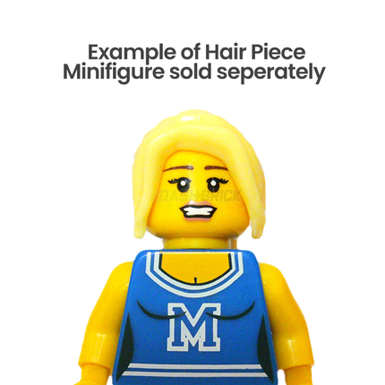 LEGO Minifigure Part - Hair Female Ponytail Long with Side Bangs, Bright Light Yellow [62696] 6288690