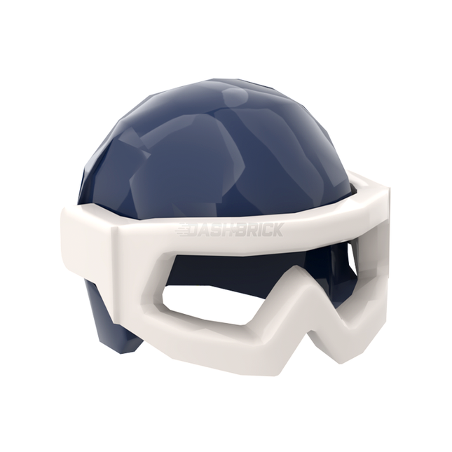 LEGO Minifigure Part - Helmet, Sports Headgear, Visor, Dark Blue [93560] 6423409