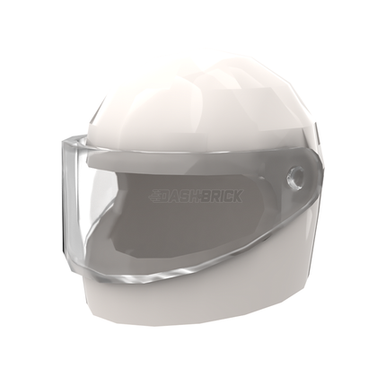 LEGO Minifigure, Helmet Motorcycle, Visor, White [2446]