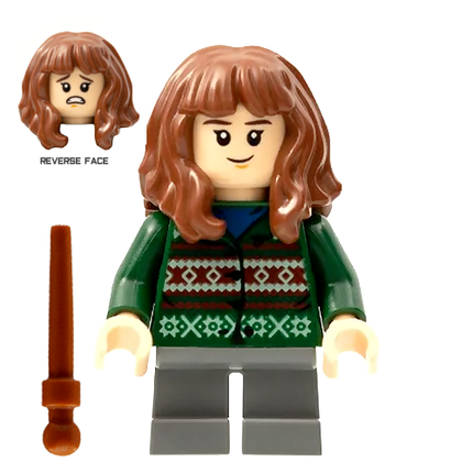 LEGO Minifigure - Hermione Granger - Dark Green Sweater [HARRY POTTER]