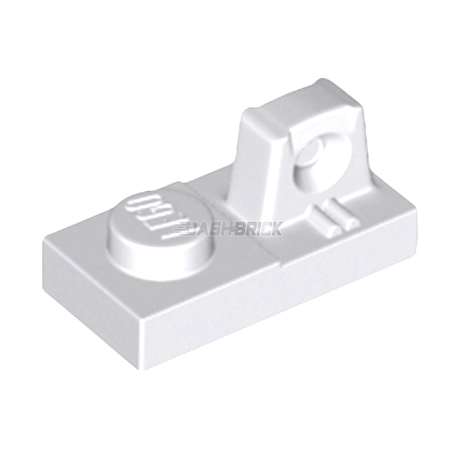 LEGO Plate, Modified 1 x 2, Hinge, Locking with 1 Finger On Top, White [30383] 6265695