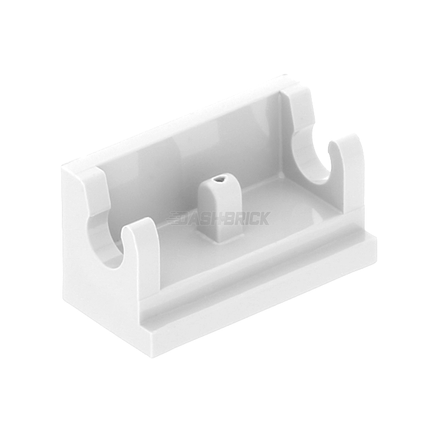 LEGO Hinge Brick 1 x 2 Base, White [3937] 393701