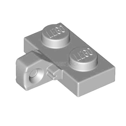 LEGO Plate, Modified 1 x 2, Hinge, Locking with 1 Finger on Side, Light Grey [44567b] 6266251